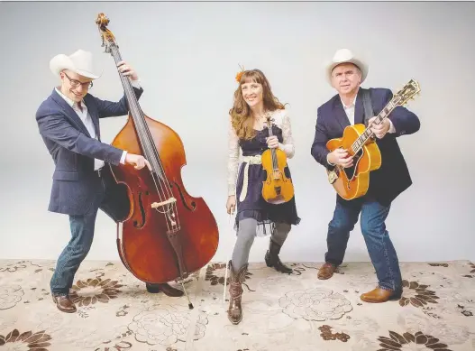  ??  ?? The Western Flyers from Texas perform as part of the 2019 Blueberry Bluegrass Festival happening Aug. 2-4 in Stony Plain.