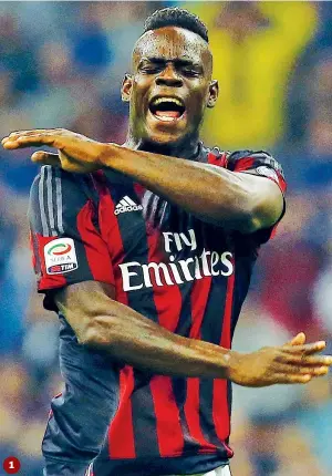  ??  ?? 1 Mario Balotelli 25 anni, torna a disposizio­ne del Milan dal 6 gennaio
2 Alvaro Morata 23 anni, trova poco spazio nella Juventus
3 Edin Dzeko 29 anni, è andato male nella Roma
4 Fredy Guarin 29 anni, non trova molto spazio nell’Inter
5 Felipe...