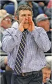  ?? AP PHOTO/CHUCK BURTON ?? Josh Pastner coaches the Georgia Tech men’s basketball team against Florida State on March 7.