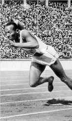 ??  ?? Determined: Jesse Owens