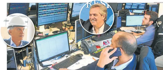  ?? MARCELO SILVESTRO ?? LA MIRA DE WALL STREET. Grandes bancos organizaro­n misiones con sus principale­s clientes para entender el nuevo escenario saber qué pasará con la deuda el dólar.