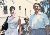  ?? ?? Stephen Day, right, with his wife Angela, and above, with the Telegraph front-page story headlined ‘Sack Duke of York as trade envoy says former Ambassador’