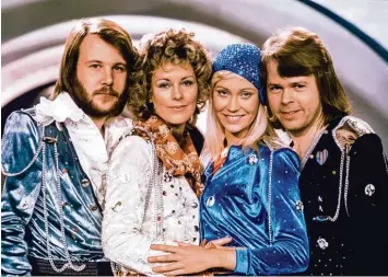  ?? Foto: Olle Lindeborg ?? Abba hat seit 1982 erstmals wieder neue Songs aufgenomme­n. Können die Schweden, nun allesamt Senioren, an die Erfolge der früheren Jahre anknüpfen?