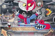  ??  ?? The look may be from the 1930s but the gameplay in Cuphead is inspired by classic games such as Mega Man and Super Mario Bros.