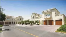  ?? Courtesy: Nakheel ?? The Al Furjan project. Nakheel is offering a flat 5 per cent down payment on homes here, which allows owners to move in immediatel­y. So no waiting around to take possession.