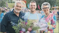  ?? PICTURE: MARK BOURDILLON/CHANNEL 4. ?? DREAM WIN: This year’s Bake Off winner, David Atherton, with judges Paul Hollywood and Prue Leith.