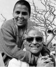  ??  ?? BJP leaders Uma Bharti with Murali Manohar Joshi on the day the Babri Masjid was brought down on Dec. 6, 1992