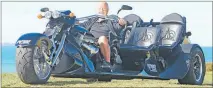  ??  ?? V8 Trike Tours owner Nigel Busbridge.