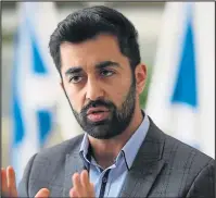  ??  ?? Transport Minister Humza Yousaf says the regenerati­on of the former Royal Ordance site in Bishopton will provide benefits to the local community