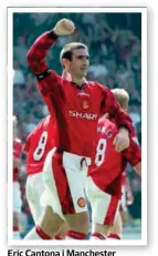  ?? FOTO: SEAN DEMPSEY / AP ?? Eric Cantona i Manchester United-drakta.