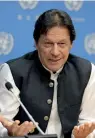  ??  ?? Prime Minister Imran Khan