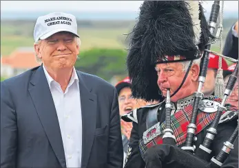  ??  ?? Donald Trump’s Scottish roots stretch back to his mother’s family in the Outer Hebrides