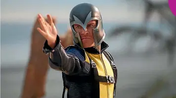  ??  ?? Michael Fassbender plays Magneto in X-Men: First Class.