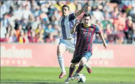  ?? FOTO: C. CHAVES ?? Messi, en la última visita al Nuevo Zorrilla Ganó el Valladolid 1-0 en la Liga 2014