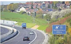  ?? RP-FOTO: ACHIM BLAZY ?? Die A 44 hier bei Hofermühle könnte die Trasse für die Magnetschw­ebebahn vorgeben.