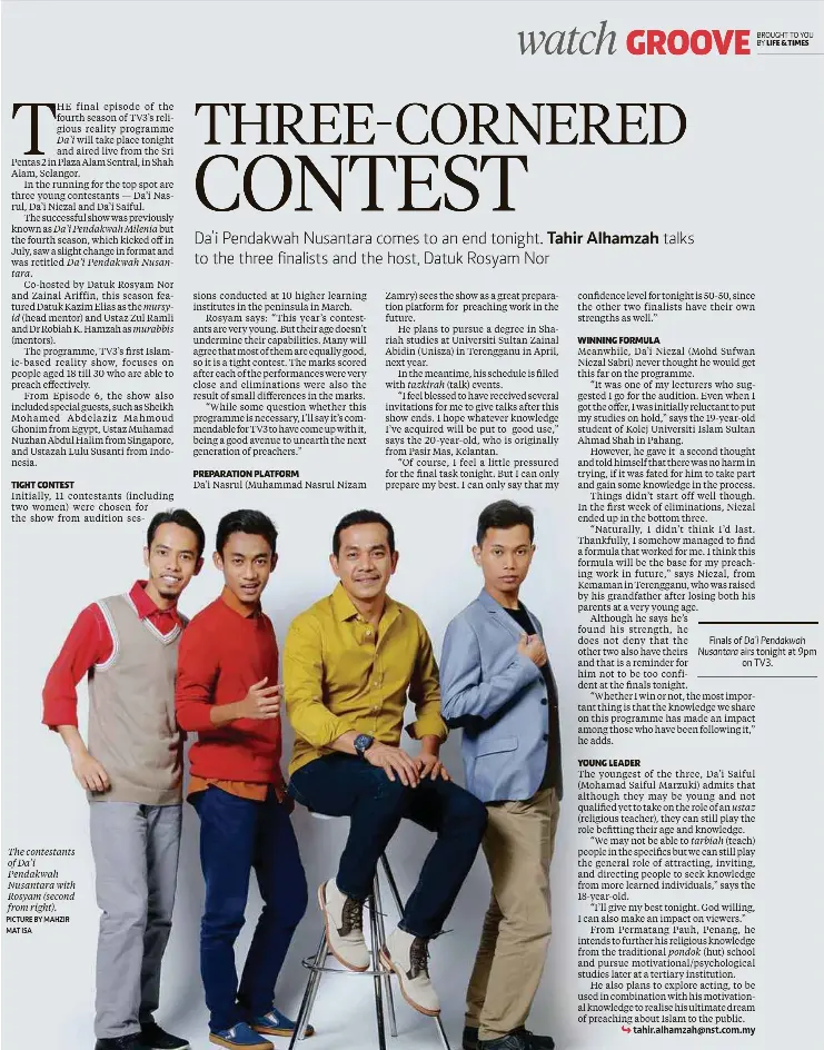 Da I Pendakwah Nusantara Finals Pressreader