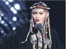  ?? CHRIS PIZZELLO/THE ASSOCIATED PRESS ?? Madonna’s MTV tribute to Aretha Franklin on Monday night has come under fire.