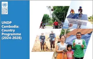  ?? UNDP ?? The programmes respond to the priority areas of the government, including the developmen­t of human resources and social protection systems, as well as addressing climate change.