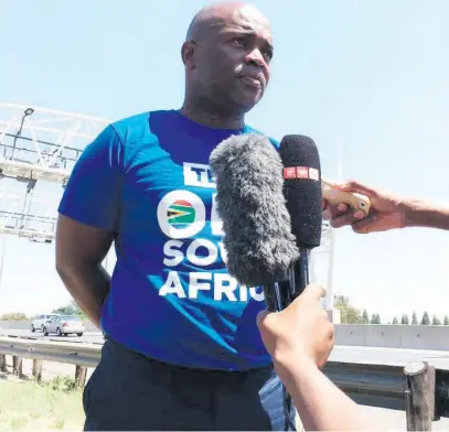  ?? Picture: Twitter ?? AIMING HIGH. Tshwane mayor Solly Msimanga is the DA’s candidate for Gauteng premier.