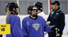  ?? Foto: LEHtIKUVA / RoNI REKoMAA ?? Den här veckan spelar Isa Rauhanen och damlejonen landslagsh­ockey i Raumo.