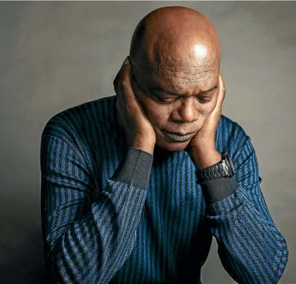  ??  ?? ‘‘I would rather do a crime movie or an adventure than a story based on two people breaking up and hashing it out on screen. That is not entertaini­ng. It’s stressful,’’ says Samuel L Jackson.