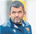  ??  ?? St Johnstone manager Callum Davidson.