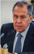  ?? DR ?? Ministro russo dos Negócios Estrangeir­os, Serguei Lavrov