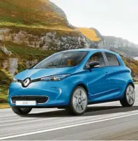  ?? Foto: Renault ?? Der Renault ZOE ist das meistverka­ufte Elektroaut­o – ihn gibt es natürlich auch im Autohaus von der Weppen.