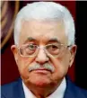  ?? Reuters ?? Mahmoud Abbas. —