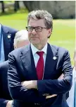  ?? ?? Ministro
Giancarlo Giorgetti, 56 anni, è il ministro dell’Economia e delle Finanze