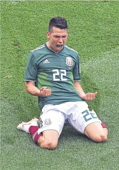  ?? Mladen antonov / aFP ?? “El mejor gol de mi vida”, calificó Hirving Lozano lo que hizo frente al campeón