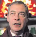  ??  ?? Pay docked: Nigel Farage