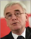  ??  ?? „ John Mcdonnell: Millions could benefit from inclusive ownership.