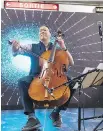  ??  ?? Cellist Yo-Yo Ma performs at a subway station in Montreal on Saturday.