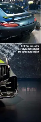  ??  ?? GT R Pro has extra aerodynami­c bodykit and tuned suspension