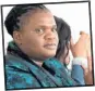  ??  ?? CHEERING ON: Minister of Communicat­ions, Faith Muthambi is in the hot seat. ANC secretary-general Gwede Mantashe has said it was up to her – and Parliament – to resolve the SABC crisis and its serial failures of governance and leadership. The...