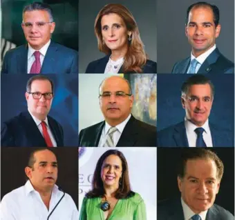  ?? FUENTE EXTERNA ?? Empresario­s que lideran grandes empresas dominicana­s de origen familiar.