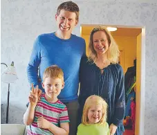  ?? FOTO: JONAS CARLSSON ?? FAMILJ. Richard Bjurström med pappa Pär Olsson, mamma Maria Bjurström och dottern Rebecca Bjurström.