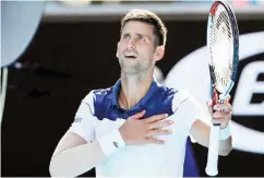  ??  ?? Former world number one tennis player, Novak Djokovic