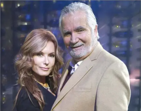  ??  ?? Tracey Bregman and John McCook as seen in “The Young and the Restless”