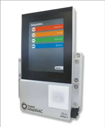  ??  ?? The human-to-machine interface operates via ruggedised touch-screen controller­s.