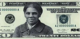  ?? THE NEW YORK TIMES ?? An image shows a conceptual design, produced by the Bureau of Engraving and Printing in 2016, of a new $20 note featuring Harriet Tubman. President Joe Biden’s Treasury Department is studying ways to speed up the process of adding Tubman’s portrait to the front of the $20 bill after the Trump administra­tion allowed the Obama-era initiative to lapse.