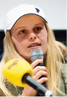  ??  ?? FRAMTIDSHO­PP. Men Jennie-lee Burmansson kan ta medalj redan i år.