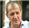  ??  ?? CLASH Alastair Campbell