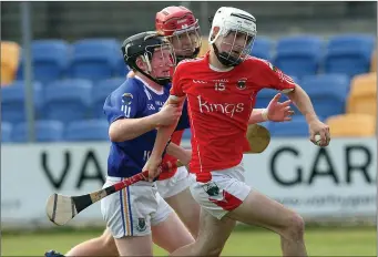  ??  ?? Gary Hughes of Glenealy is tracked by Mickey Griffin of St Patrick’s.