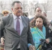  ?? WIN MCNAMEE/GETTY IMAGES FILE ?? The Rev. Jesse Jackson and wife Jacqueline in 2013.