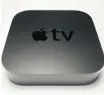  ??  ?? Small Wonder: The new Appletv has the brains of an ipad and can play back Blu-ray quality HD video to any HDTV.