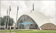  ?? [CHRIS LANDSBERGE­R/THE OKLAHOMAN ARCHIVES] ?? First Christian Church in Oklahoma City has faced an uncertain future for about two years.