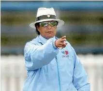  ?? PHOTO: MAARTEN HOLL/STUFF ?? Kathy Cross has been on the New Zealand first-class panel since 2003 without umpiring one men’s four-day game.