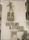  ?? HT ?? ▪ RK Studios was a learning ground where Hindi cinema came into its own